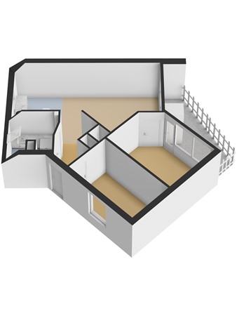 Floorplan - Achterwerf 231, 1357 CB Almere